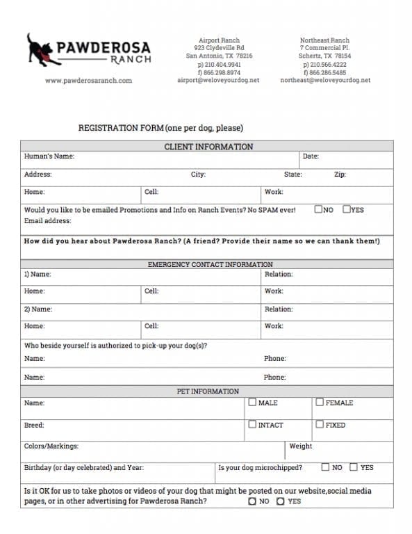pet_resort_san_antonio_registration_form Pawderosa Ranch